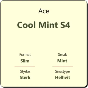 Ace Cool Mint S4