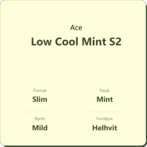Ace Low Cool Mint S4