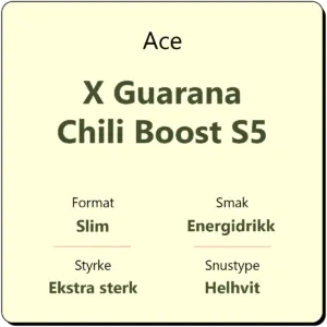 Ace X Guarana Chili Boost S5