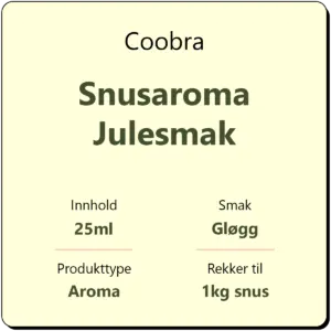 Coobra Snusaroma Julesmak