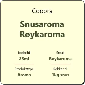 Coobra Snusaroma Røykaroma