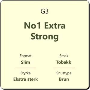 G3 No1 Extra Strong