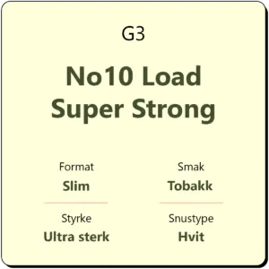 G3 No10 Load Super Strong