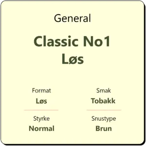 General Classic No1 Løs