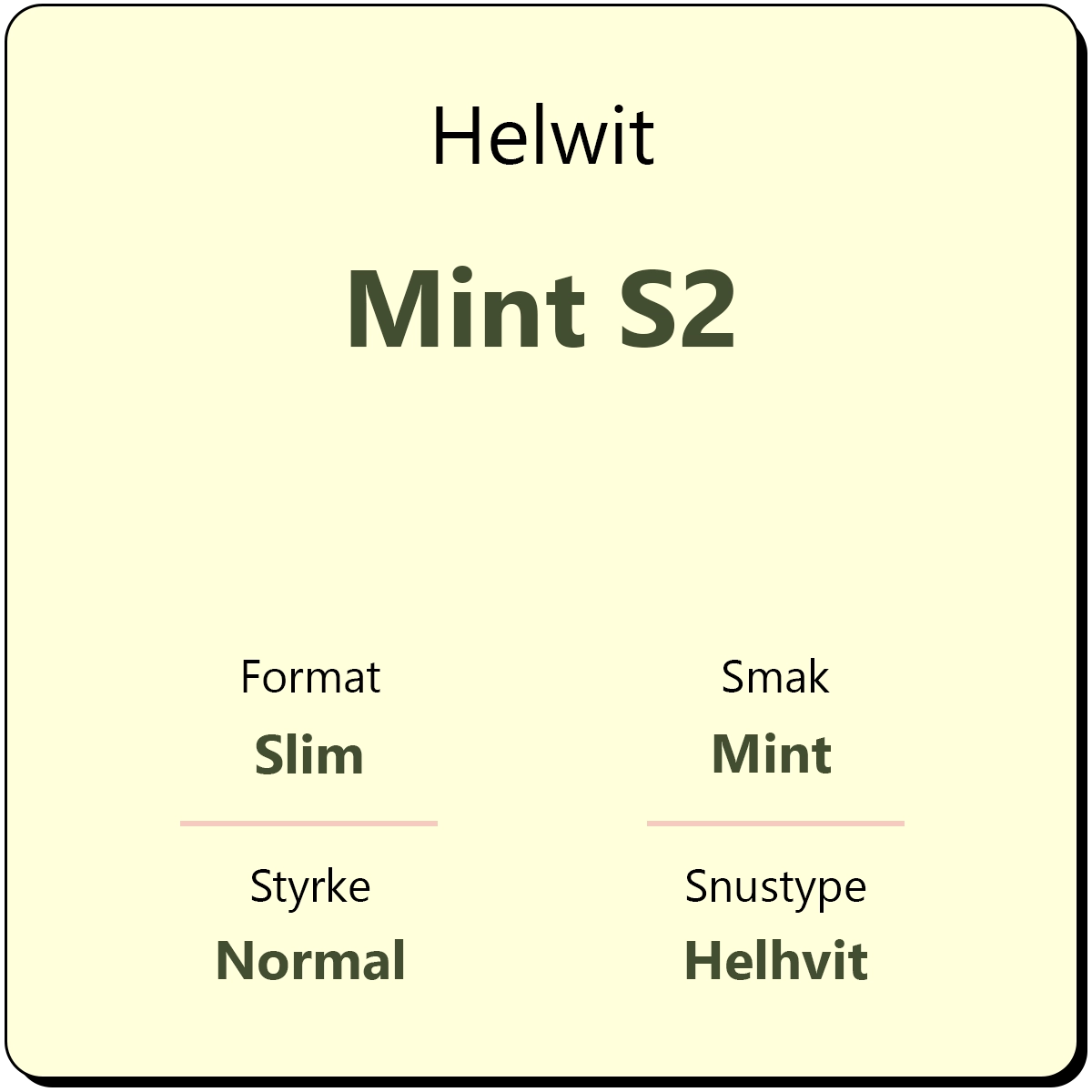 Helwit Mint S2