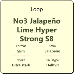 Loop No3 Jalapeno Lime Hyper Strong S8