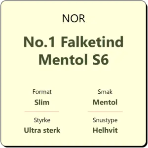 NOR No.1 Falketind Mentol S6