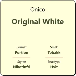 Onico Original White