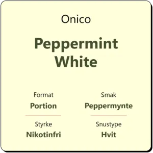 Onico Peppermint White