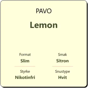 PAVO Lemon