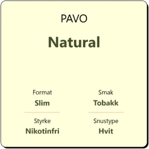 PAVO Natural