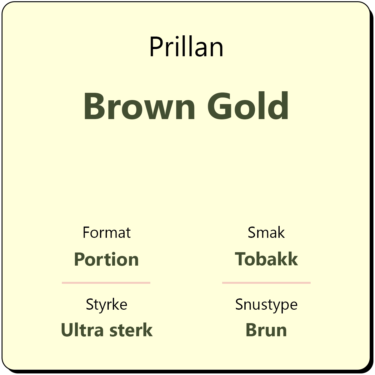 Prillan Brown Gold