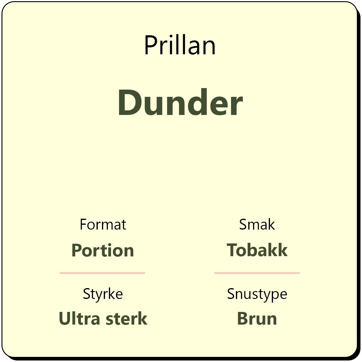 Prillan Dunder