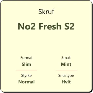 Skruf No2 Fresh S2