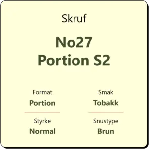 Skruf No27 Portion S2