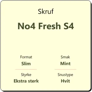 Skruf No4 Fresh S4