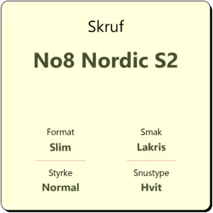 Skruf No8 Nordic S2