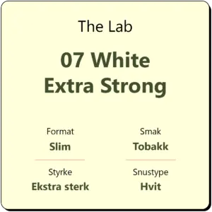 The Lab 07 White Extra Strong