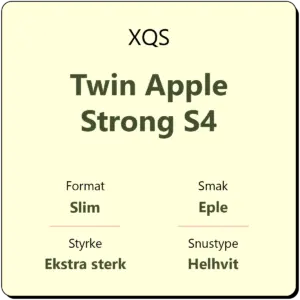 XQS Twin Apple Strong S4