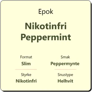 Epok Nikotinfri Peppermint