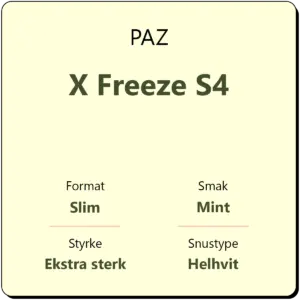 PAZ X Freeze S4