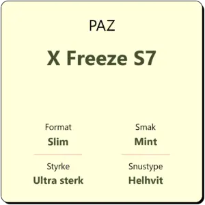 PAZ X Freeze S7