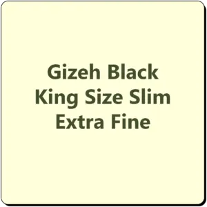 Gizeh Black King Size Slim Extra Fine