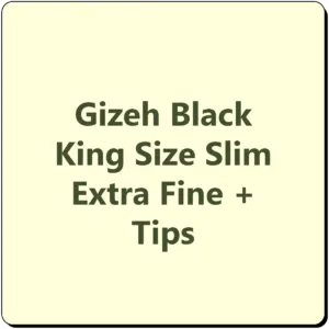 Gizeh Black King Size Slim Extra Fine Tips