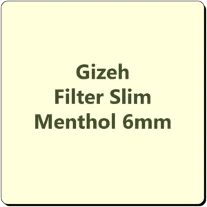 Gizeh Filter Slim Menthol 6mm