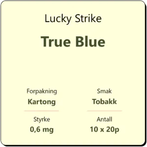 Lucky Strike True Blue