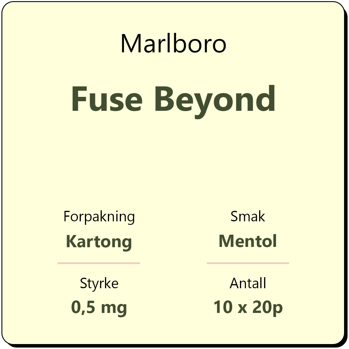 Marlboro Fuse Beyond