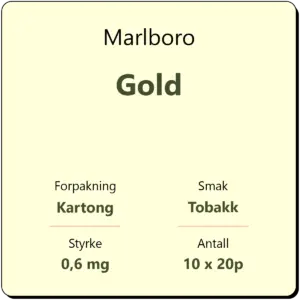 Marlboro Gold