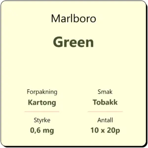 Marlboro Green