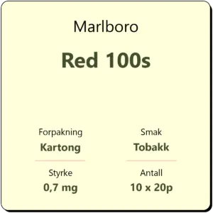 Marlboro Red 100s