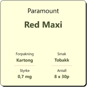 Paramount Red Maxi