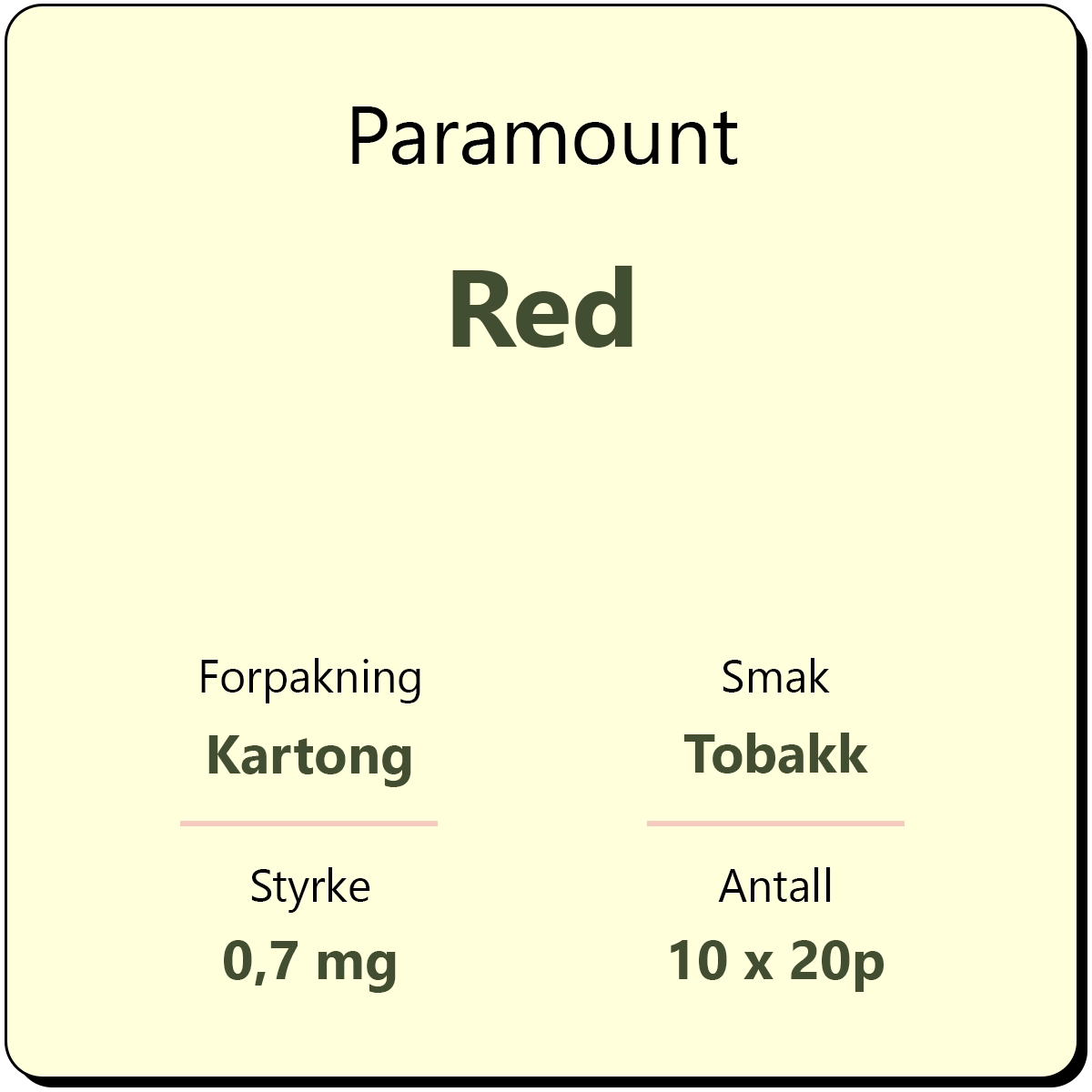 Paramount Red