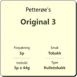 Petterøe's Original 3
