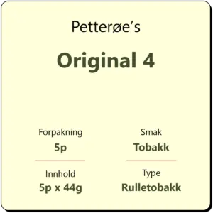 Petterøe's Original 4