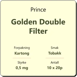 Prince Golden Double Filter