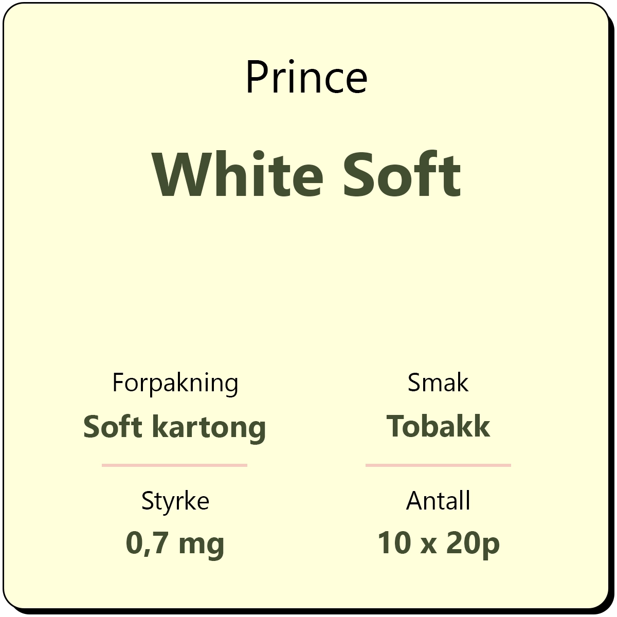 Prince White Soft