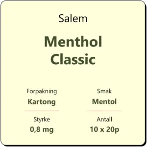 Salem Menthol Classic