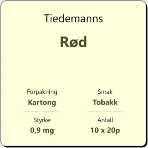 Tiedemanns Rød