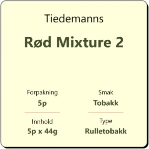Tiedemanns Rød Mixture 2