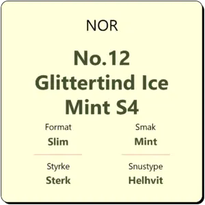 NOR No.12 Glittertind Ice Mint S4