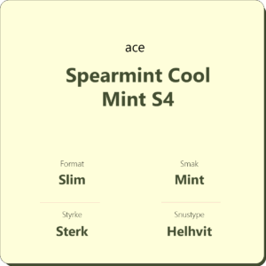 Ace Spearmint Cool Mint S4