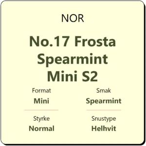 NOR No.17 Frosta Spearmint Mini S2