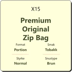 X15 Premium Original Zip Bag