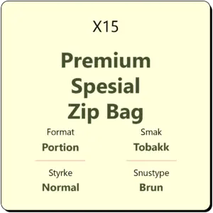 X15 Premium Spesial Zip Bag