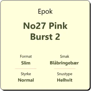 Epok No27 Pink Burst 2
