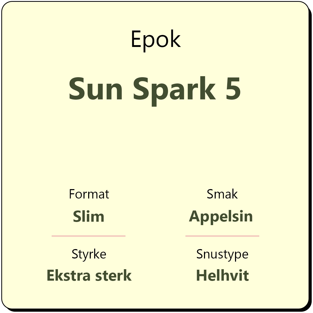 Epok Sun Spark 5